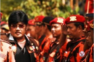 ketua MPW PP Jabar, H Tubagus Dasep saat mengunjungi PP Kuningan.